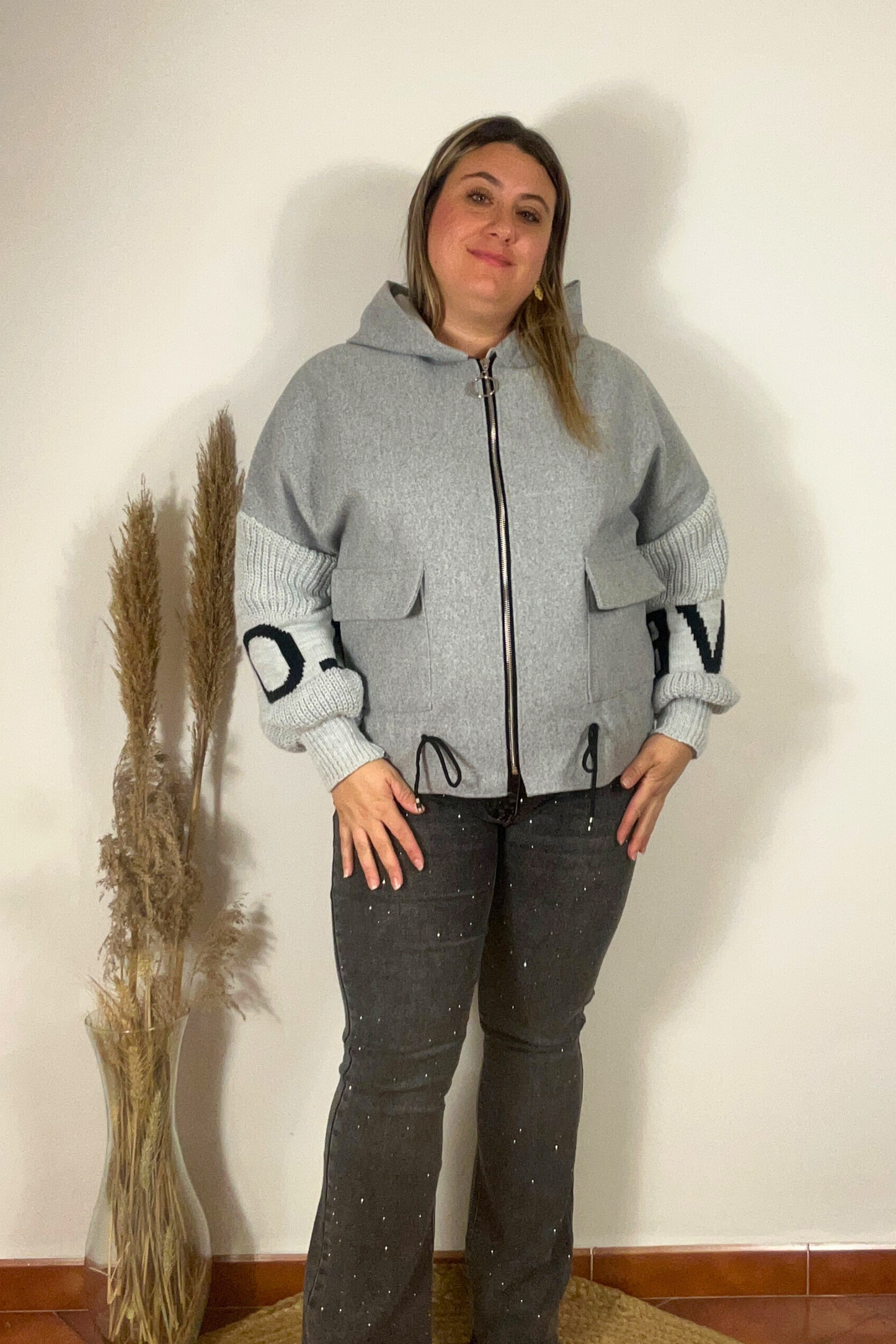 Chaqueta LOVE Marrón