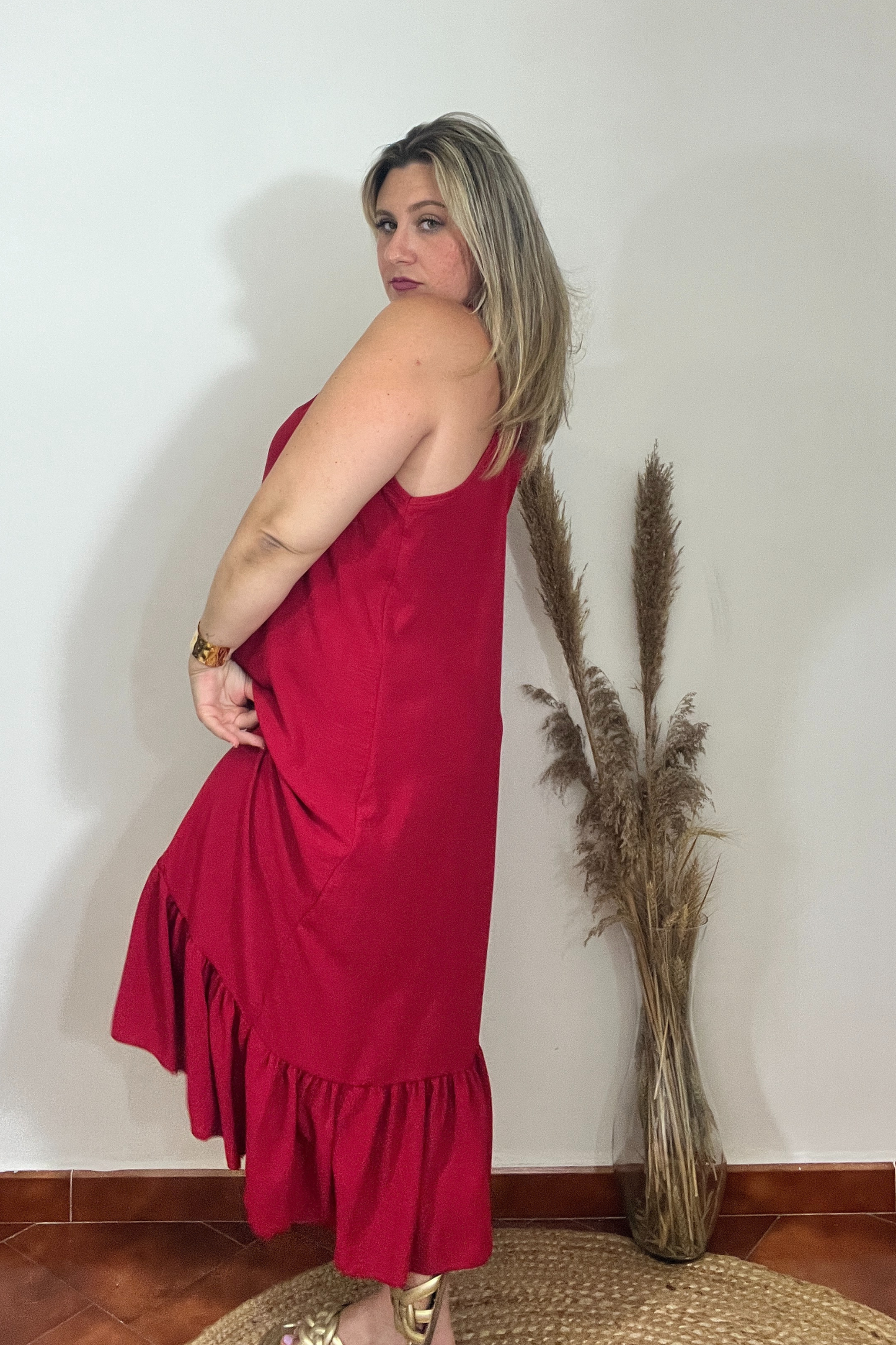 Vestido Salina Rojo