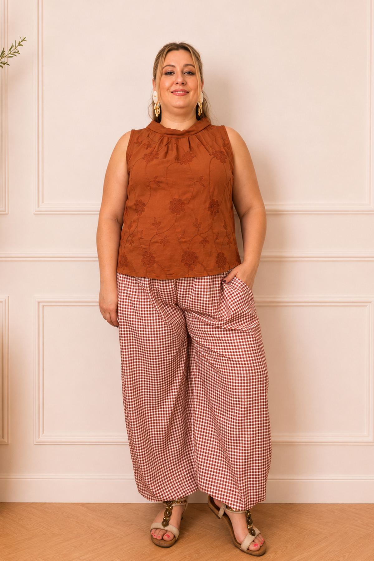 Pantalon Italia Vichy