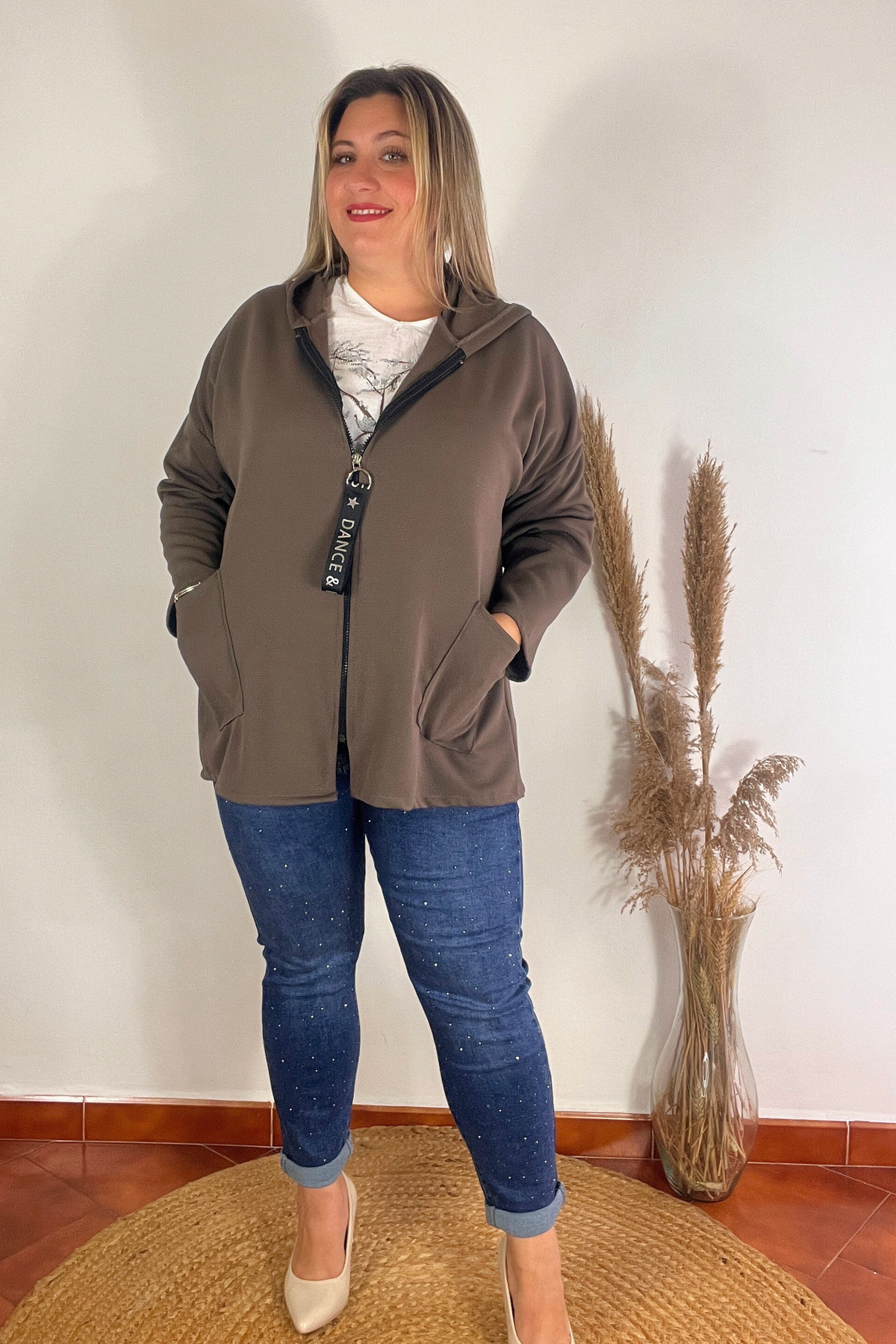 Chaqueta Templanza Marrón