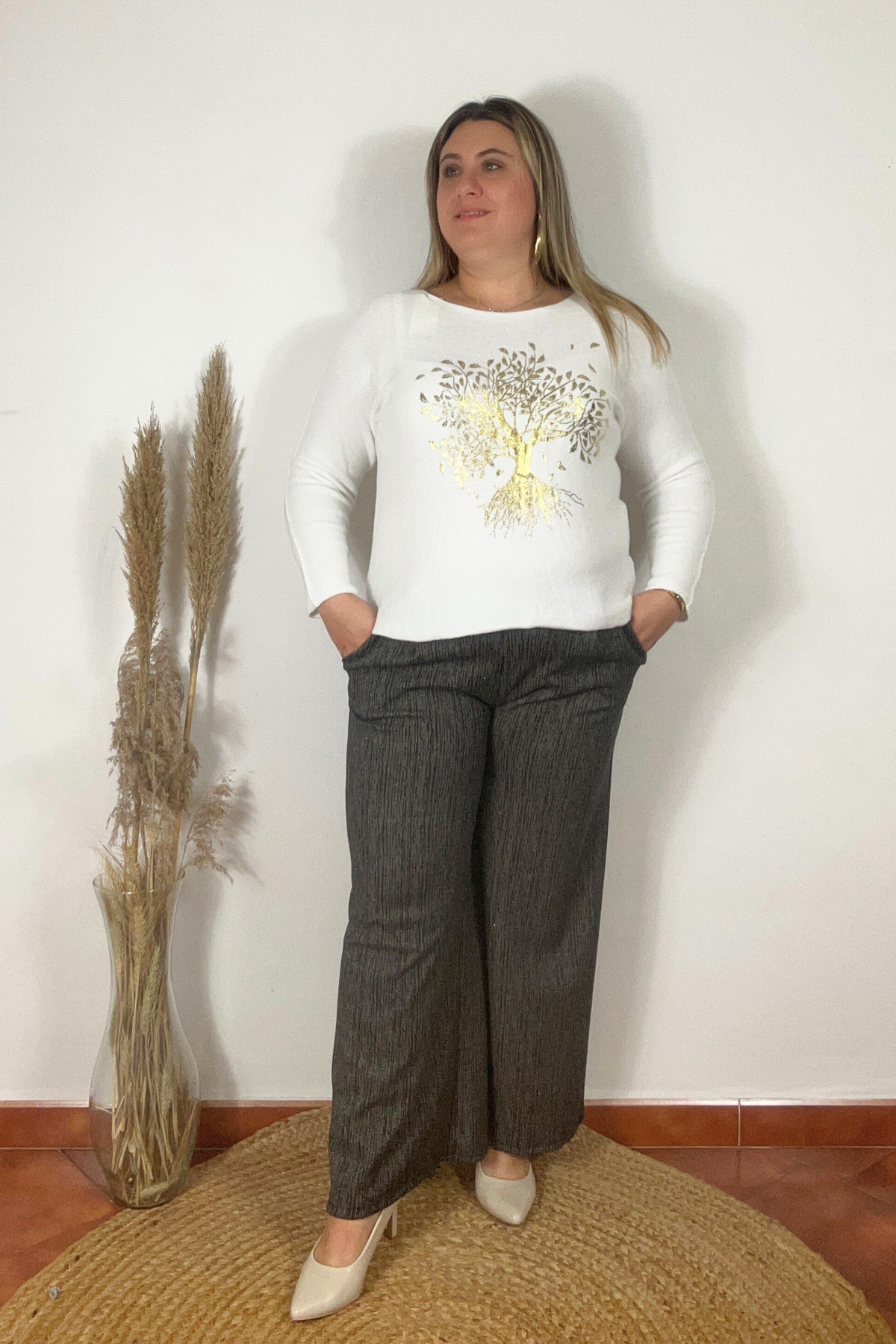 Pantalon Brillante Belvet Gris
