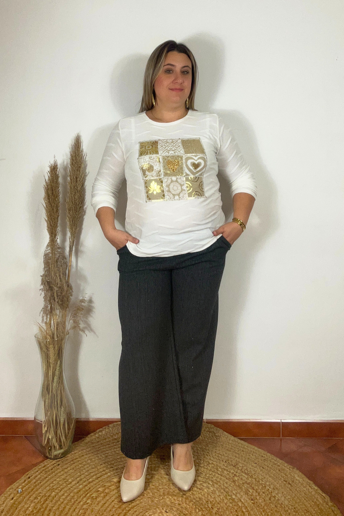 Pantalon Brillante Belvet Negro