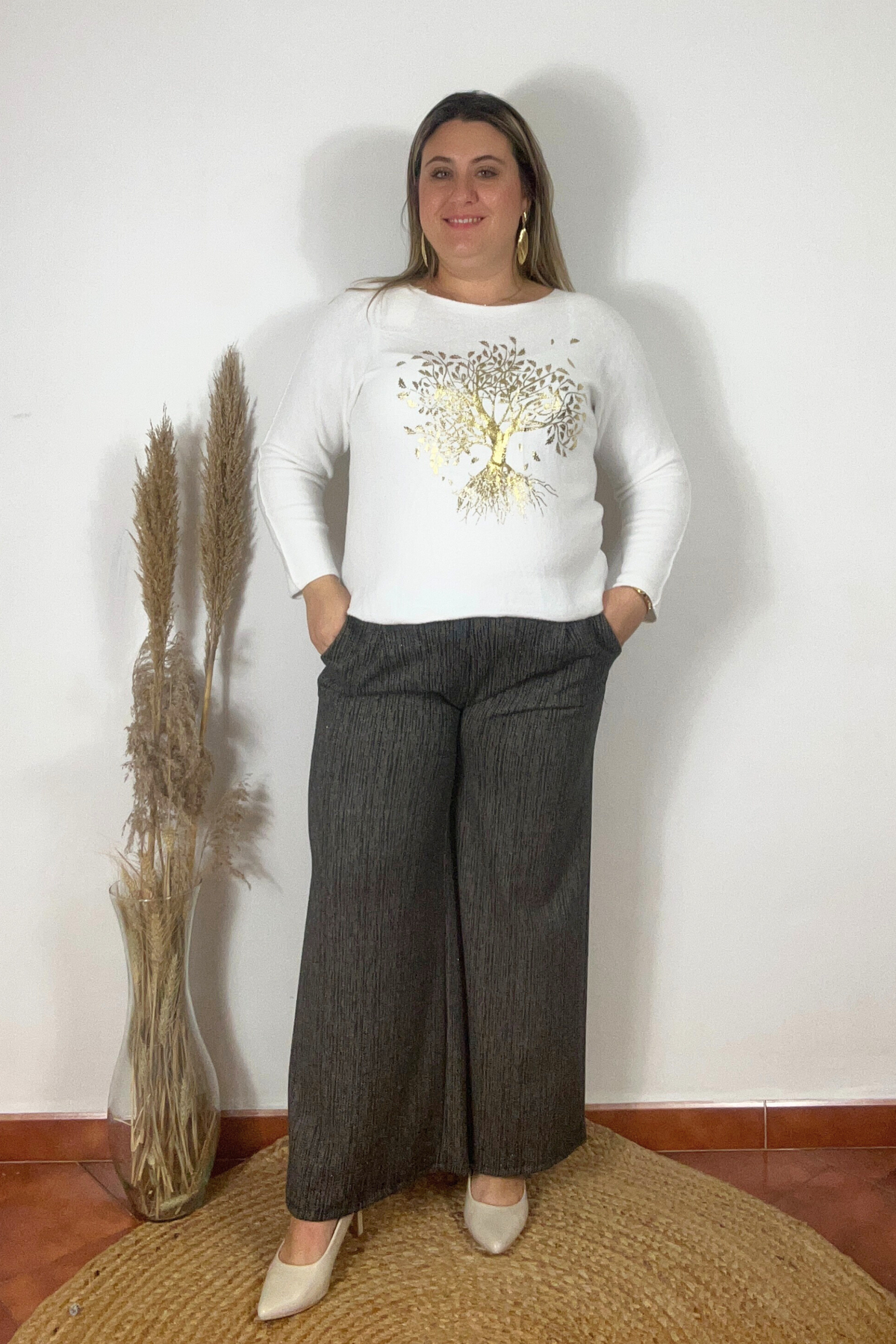Pantalon Brillante Belvet Gris