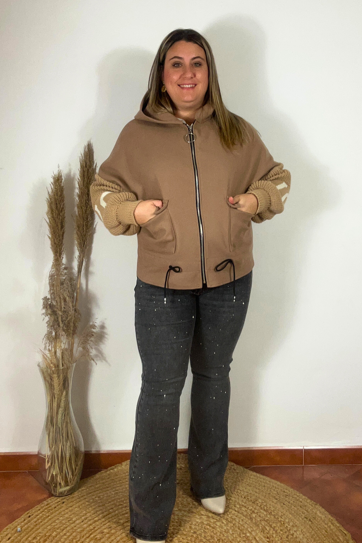 Chaqueta LOVE Marrón