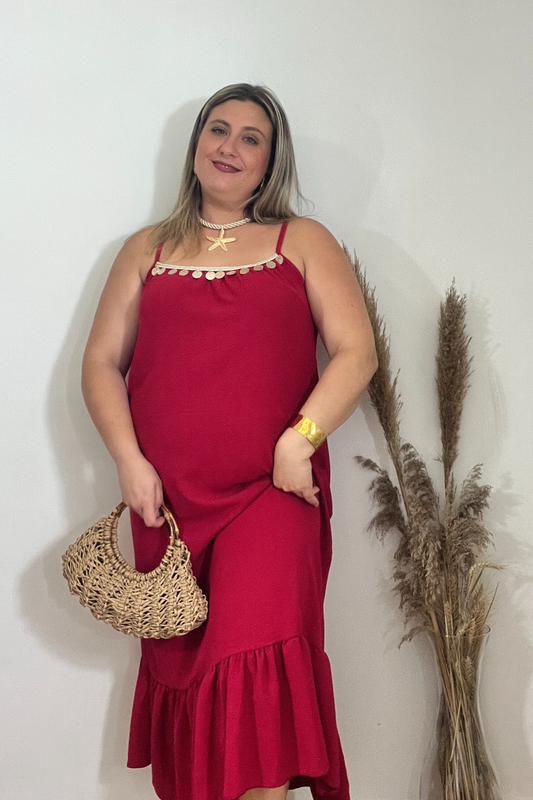 Vestido Salina Rojo