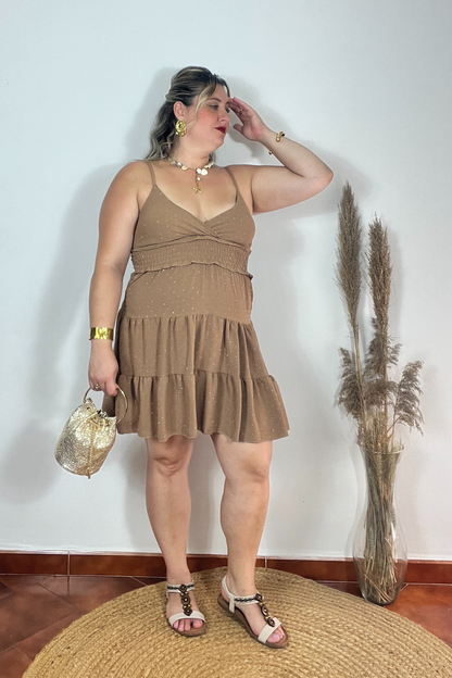 Vestido Vegas Camel