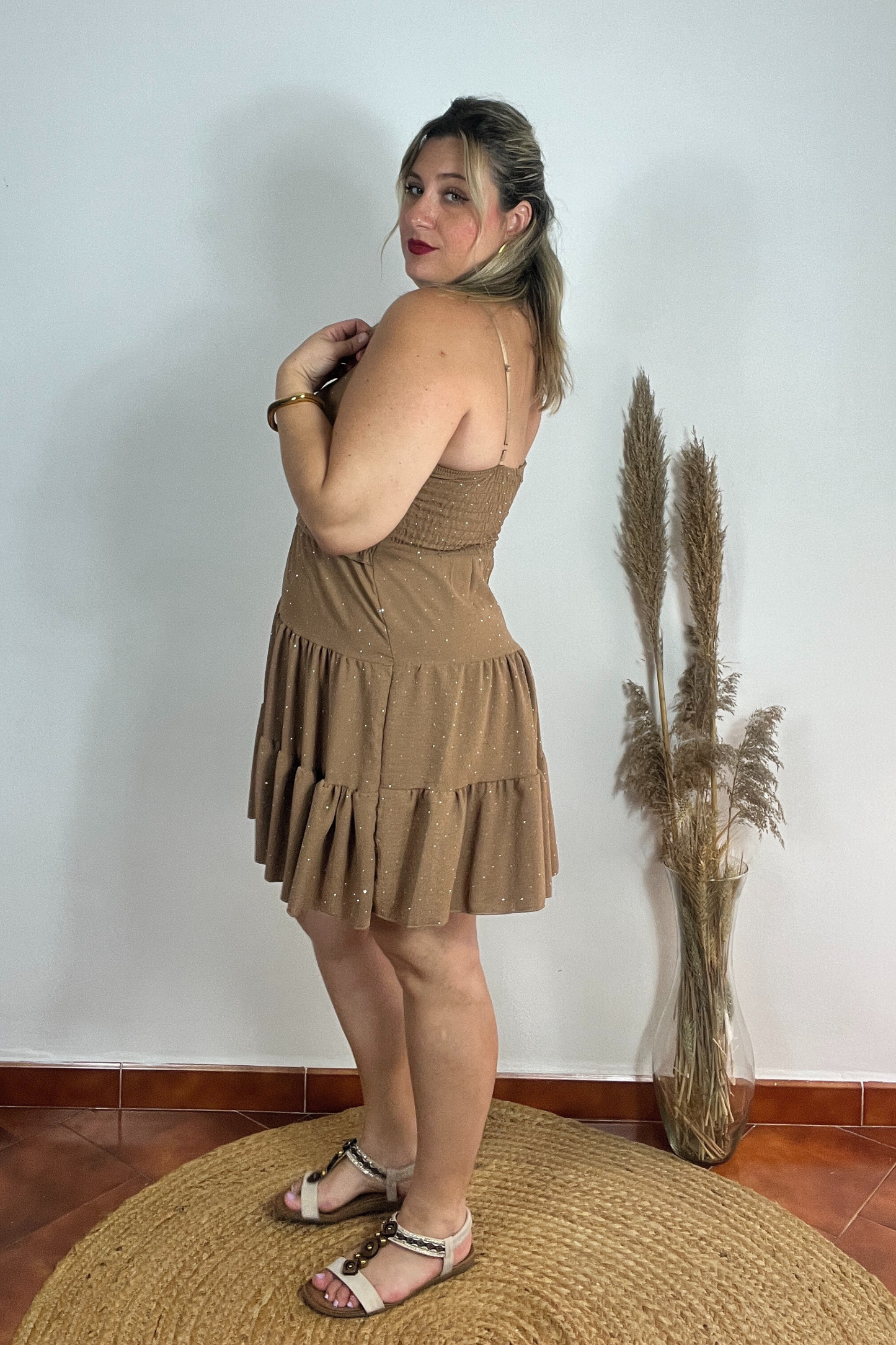 Vestido Vegas Camel