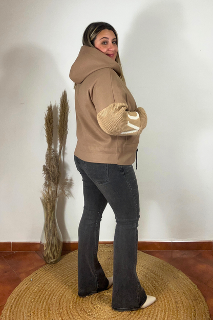 Chaqueta LOVE Marrón