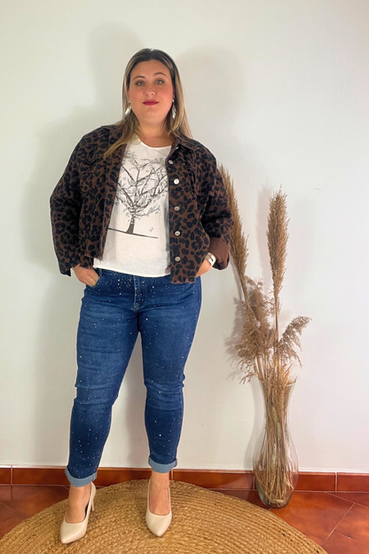 Chaqueta Vaquera Animal Print