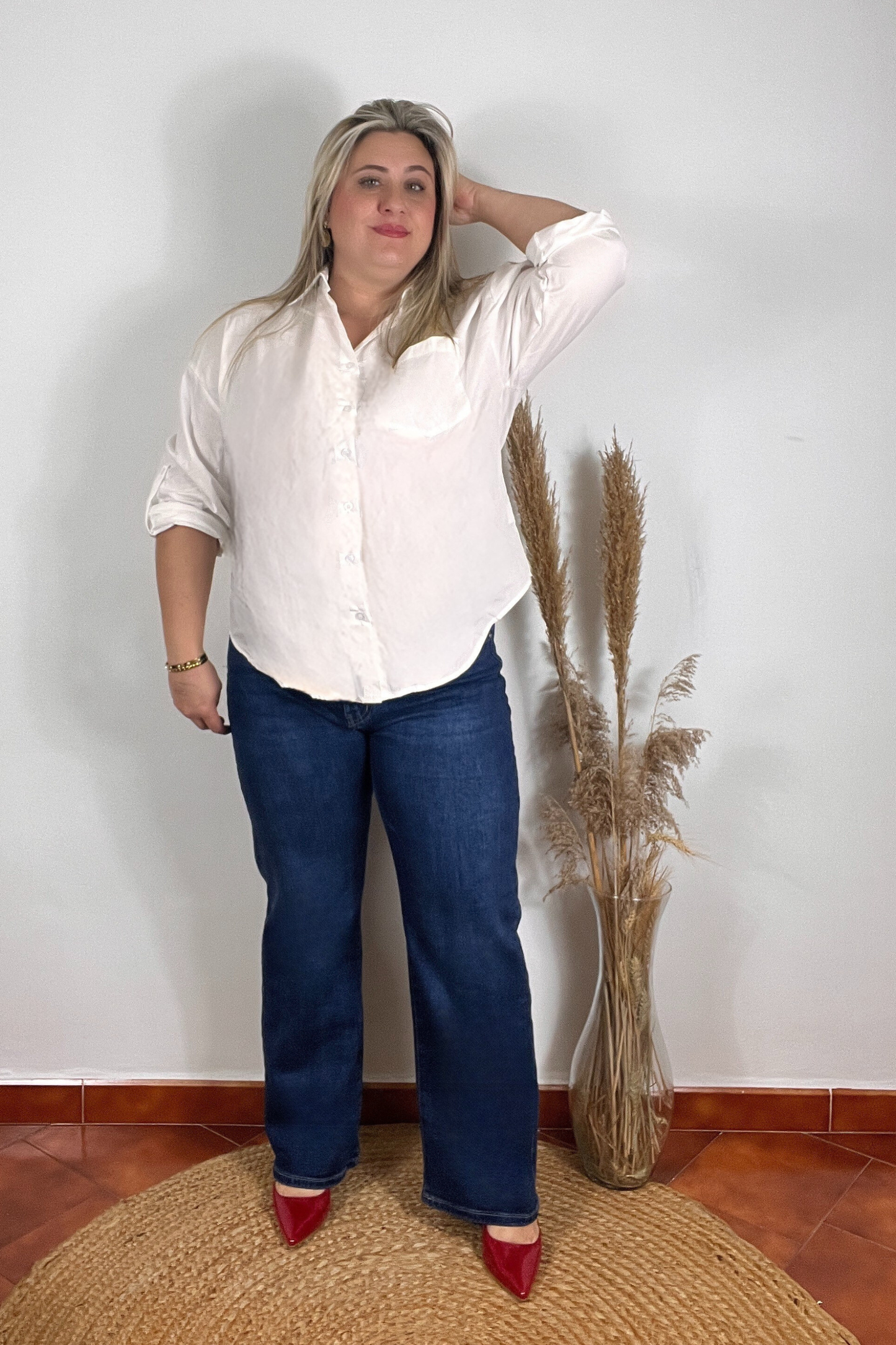 Camisa Blanca Botones