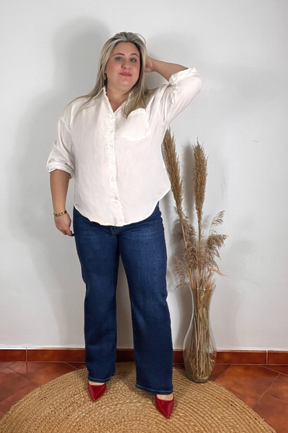Camisa Blanca Botones