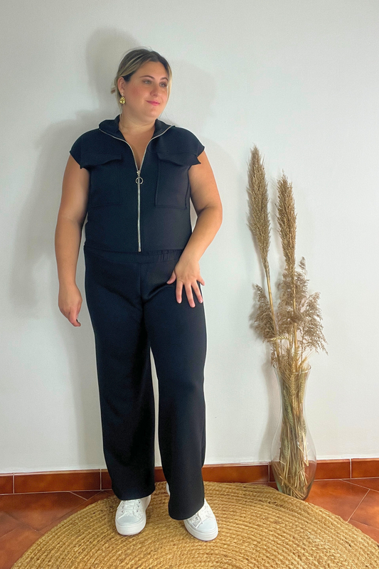 Conjunto Ruana Negro