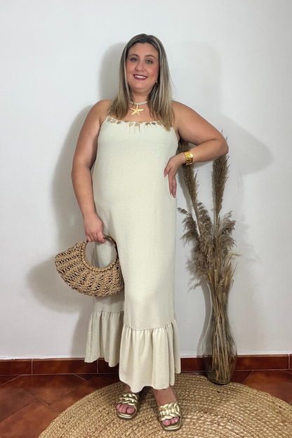 Vestido Salina Beige