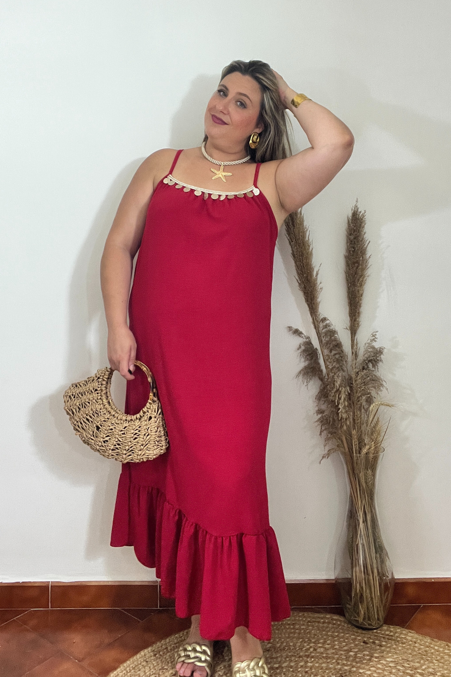 Vestido Salina Rojo