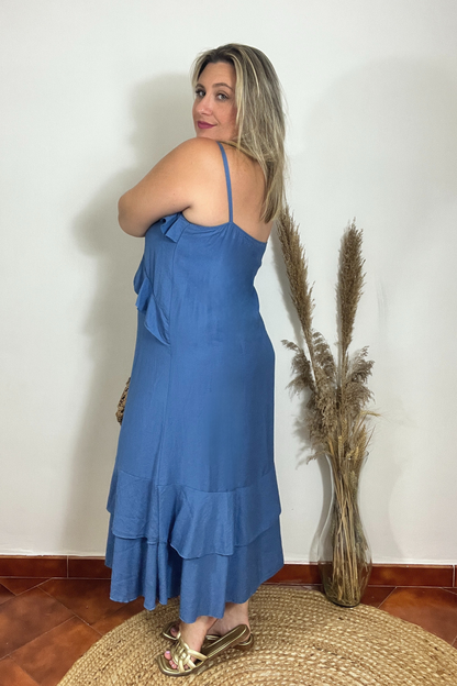 Vestido Algarve Azul