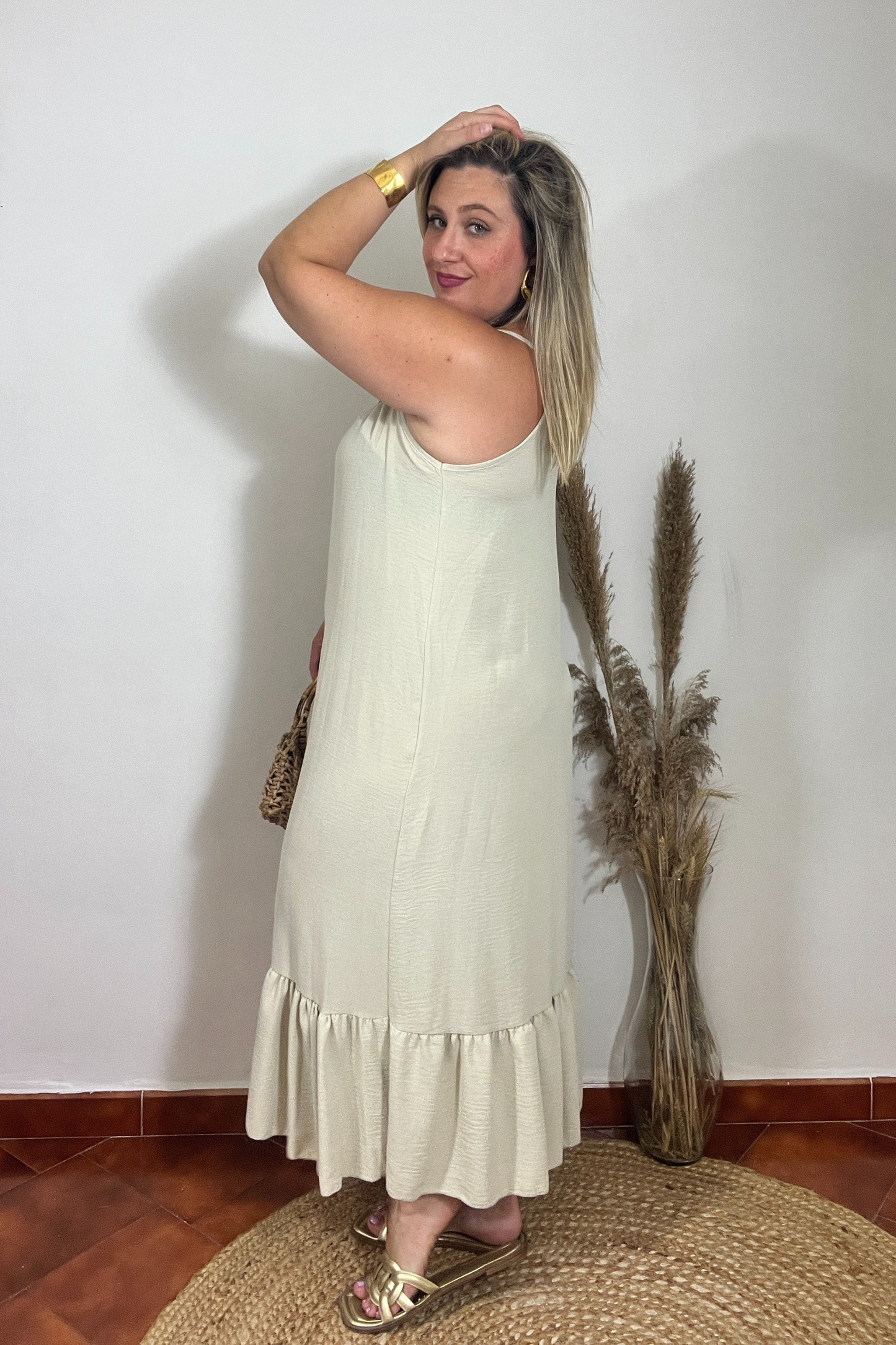 Vestido Salina Beige