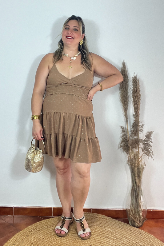 Vestido Vegas Camel