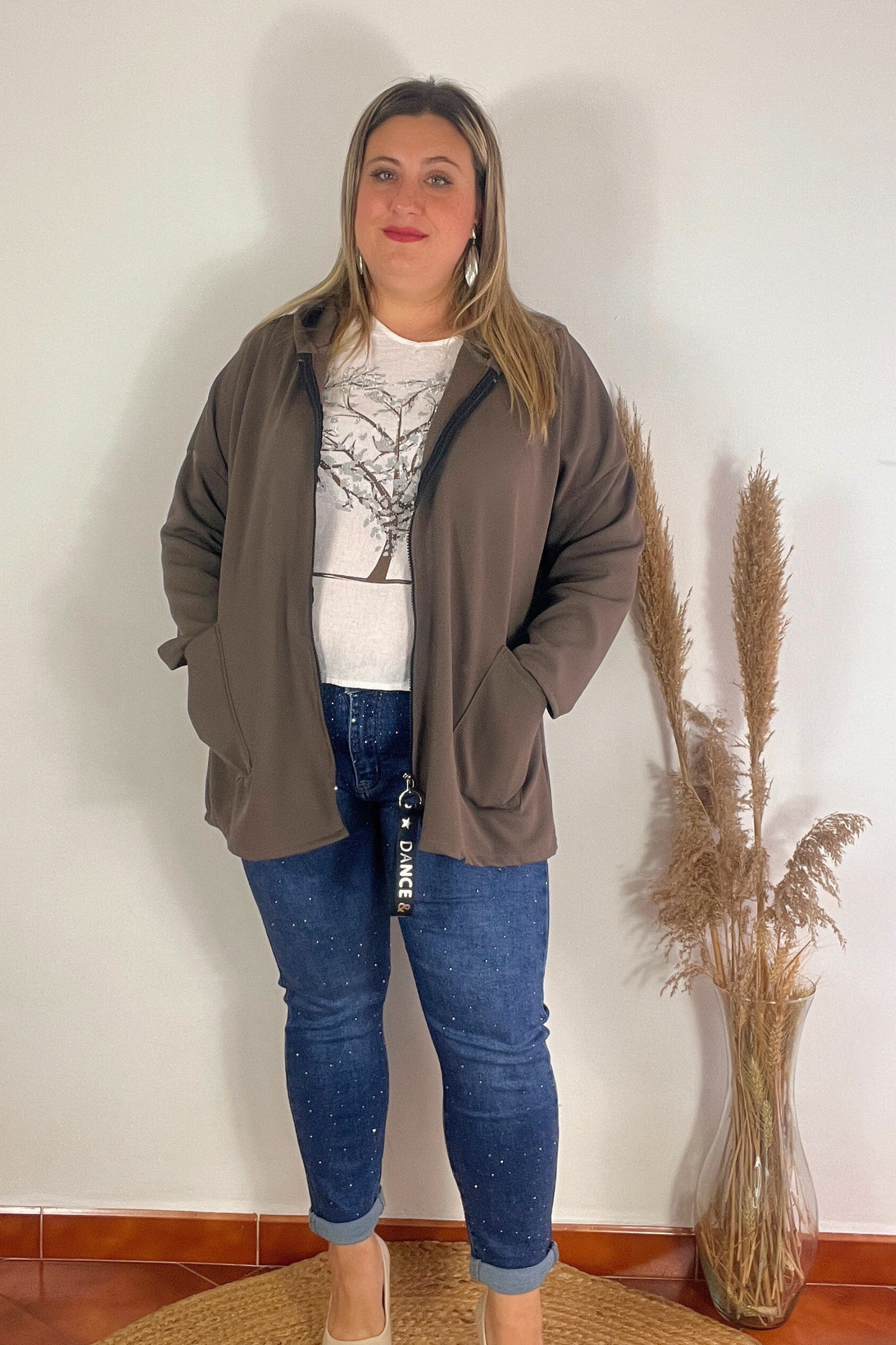 Chaqueta Templanza Marrón