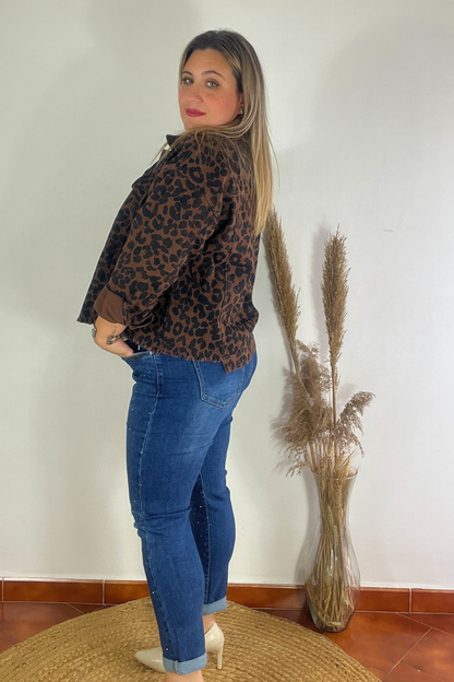 Chaqueta Vaquera Animal Print