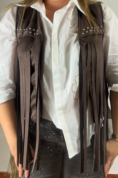 Chaleco Texas Marron Chocolate