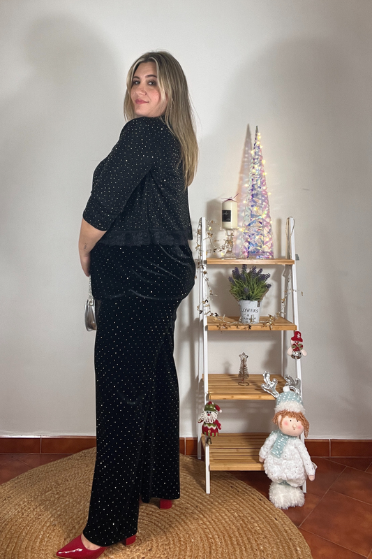 Pantalon Velvet Negro