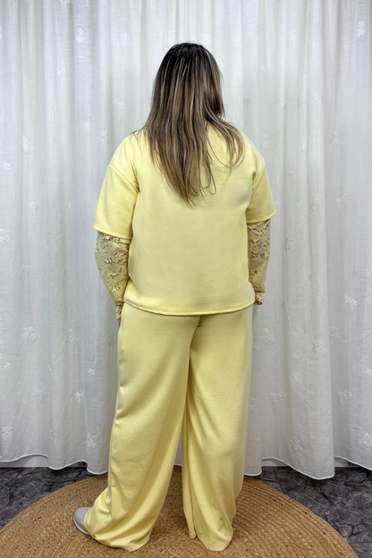 Conjunto deportivo encaje