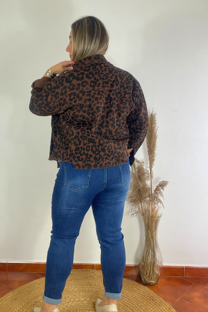 Chaqueta Vaquera Animal Print