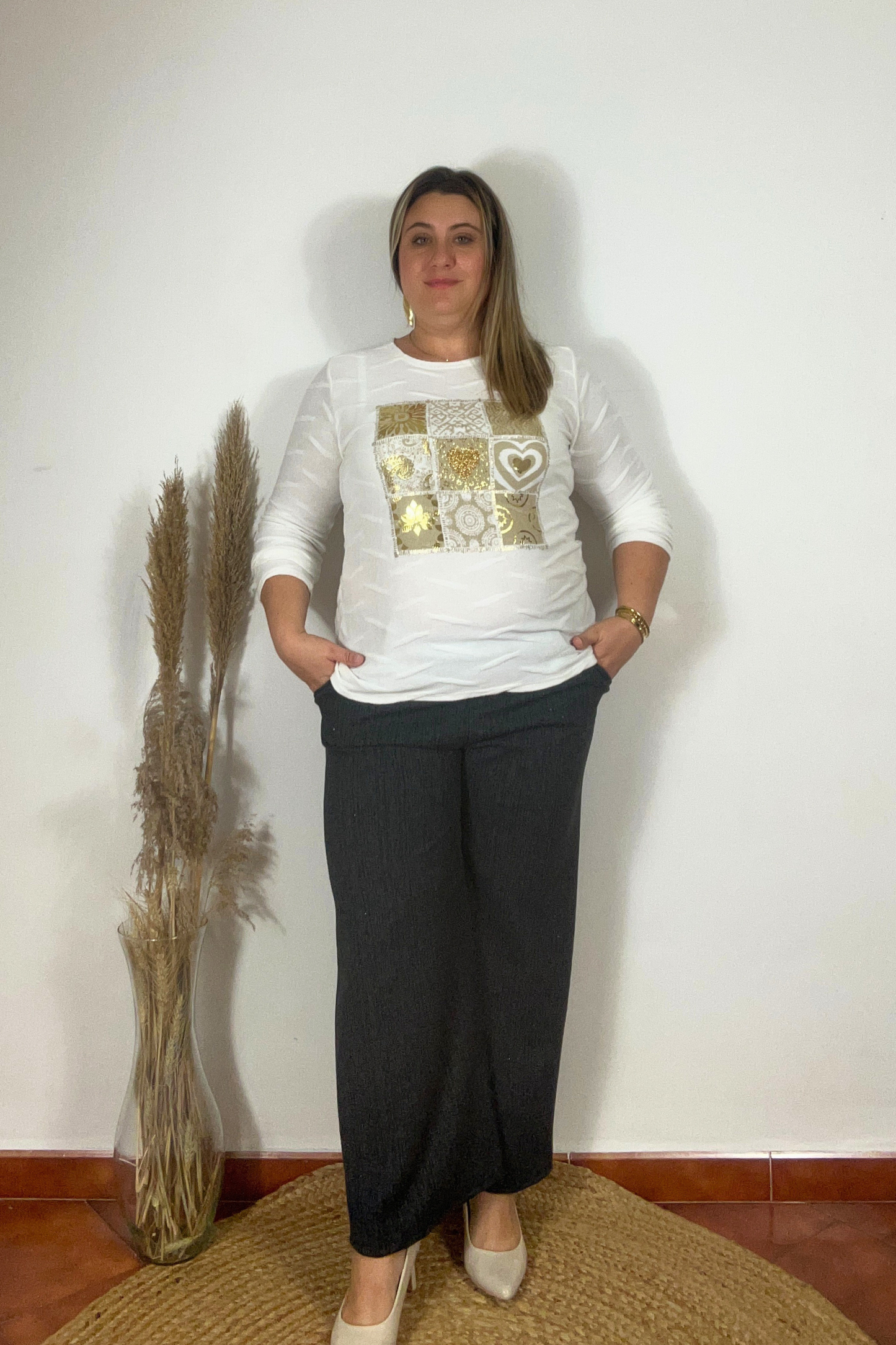 Pantalon Brillante Belvet Negro