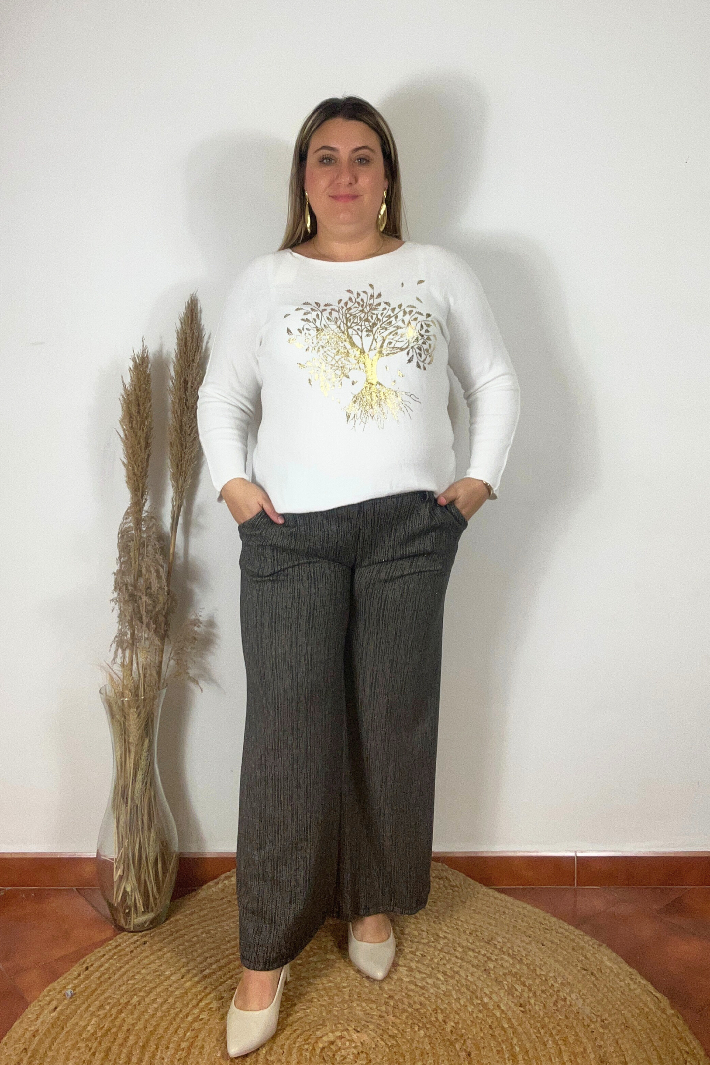 Pantalon Brillante Belvet Gris