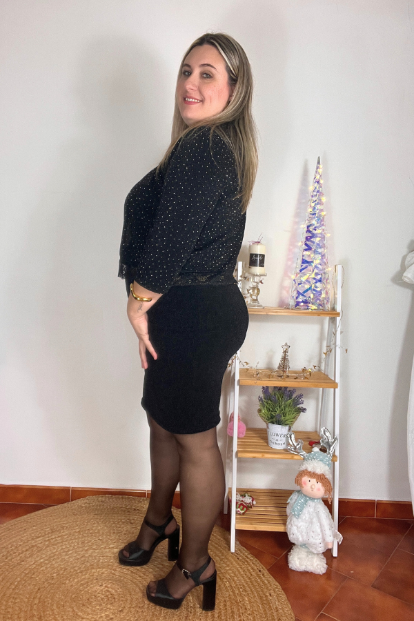 Falda Tubo Negra