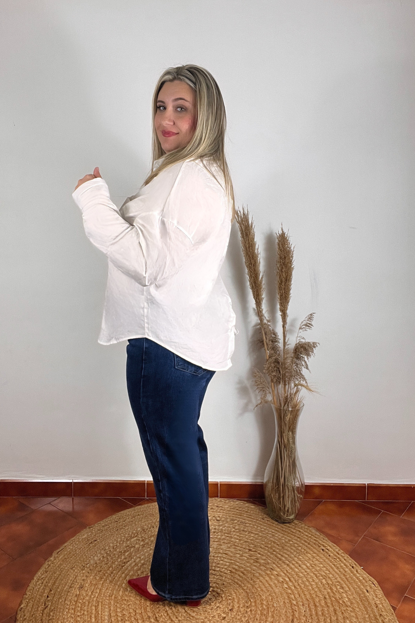 Camisa Blanca Botones
