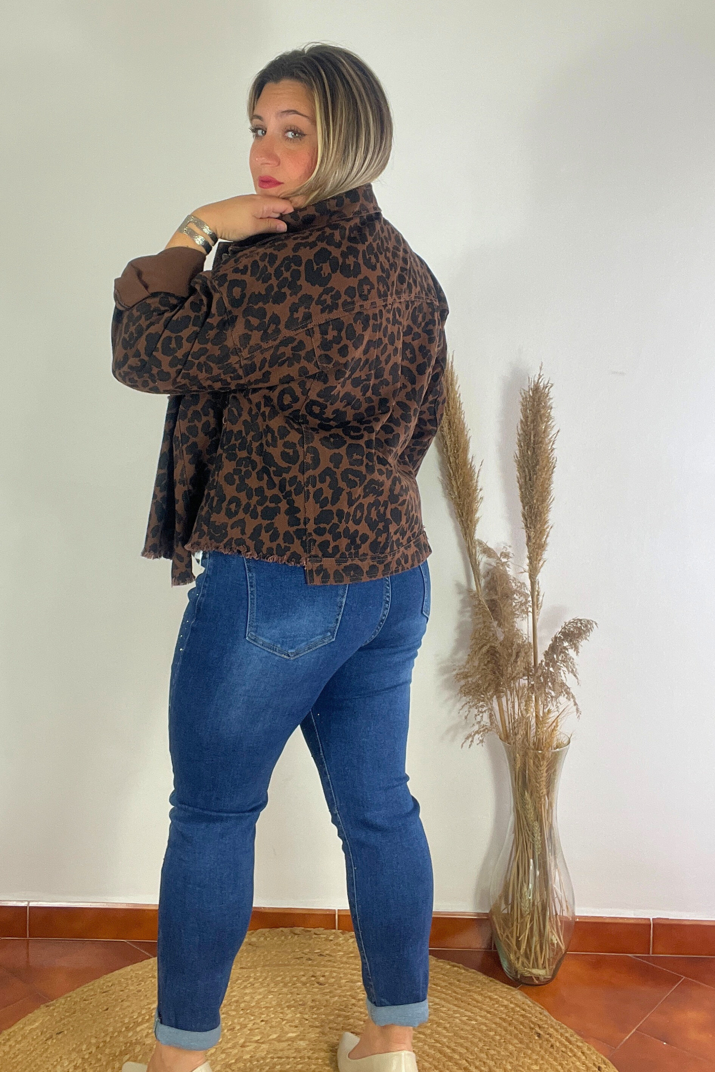 Chaqueta Vaquera Animal Print
