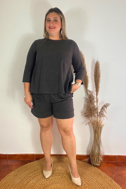 Conjunto Bruma – Marrón Chocolate