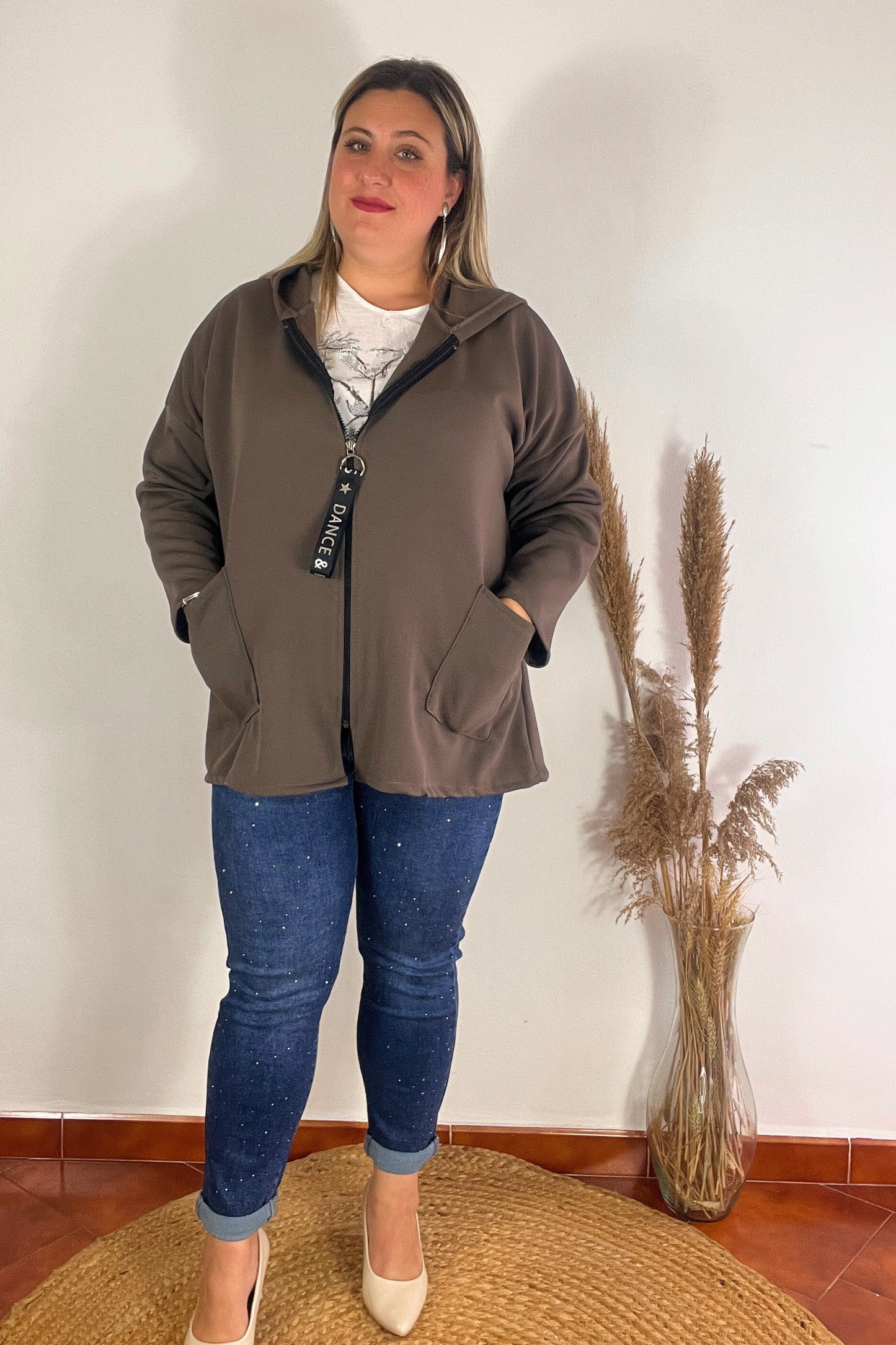 Chaqueta Templanza Marrón