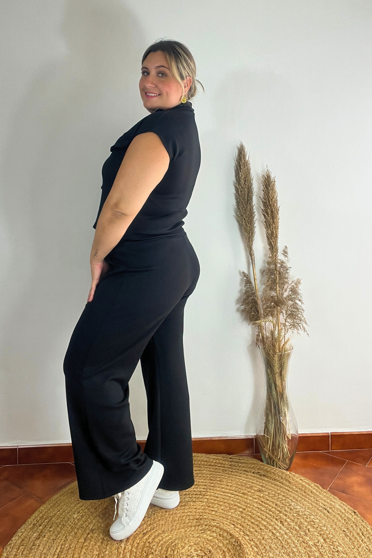 Conjunto Ruana Negro